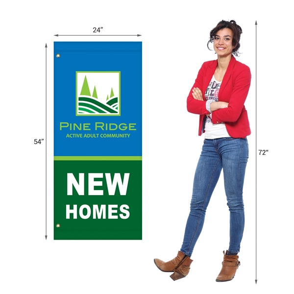 54" x 24" Custom Avenue Banner