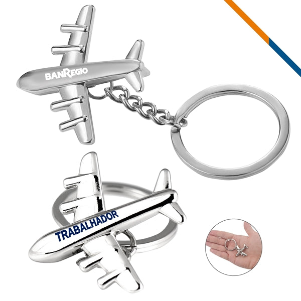 Jet Aircraft Keychain