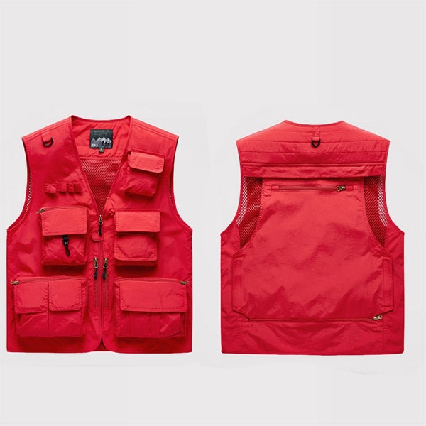 Men Work Cargo Vest