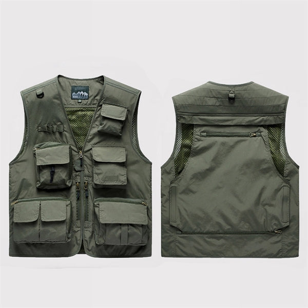 Men Work Cargo Vest