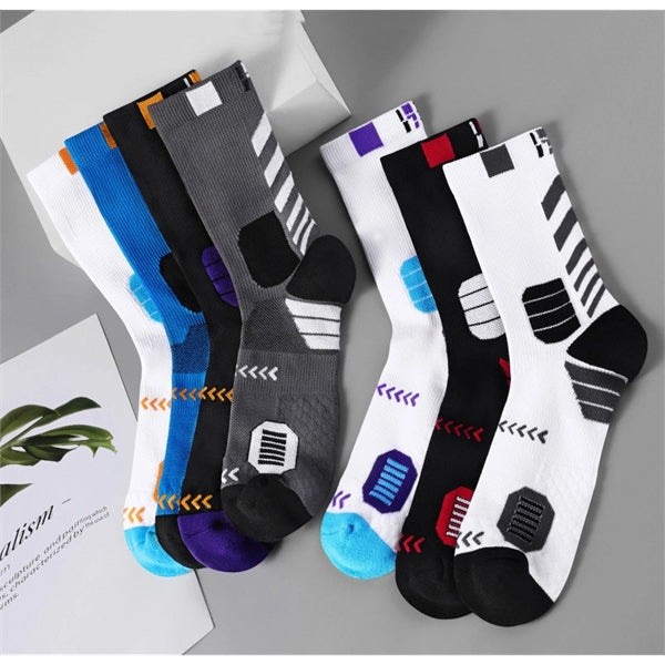 Crew Men Terry Athletic Socks Custom