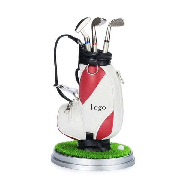 Mini Golf Club Pen Holder Set
