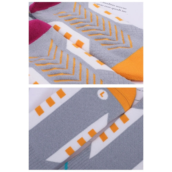 Unisex Cushioned Odor Resist Crew Basketball Socks