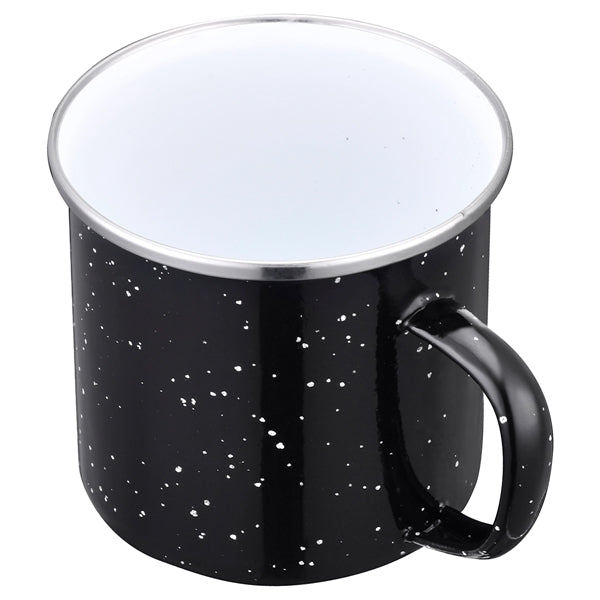 Imari 16OZ Speckled Enamel Mug With Stainless Steel Rim