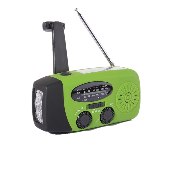 2000Mah Solar Hand Crank Weather Emergency Radio