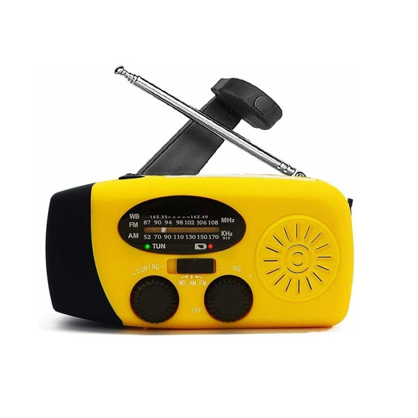 2000Mah Solar Hand Crank Weather Emergency Radio