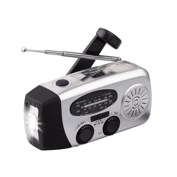 2000Mah Solar Hand Crank Weather Emergency Radio
