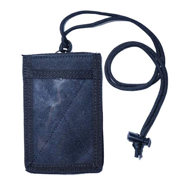 Tactical ID Card Badge Holder With Lanyard