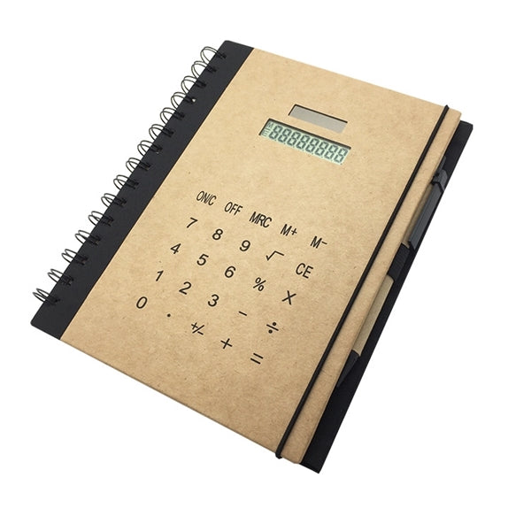Recycled Solar Calculator with Pen