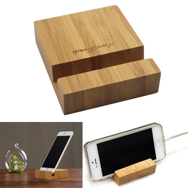 Bamboo Phone Stand Holder