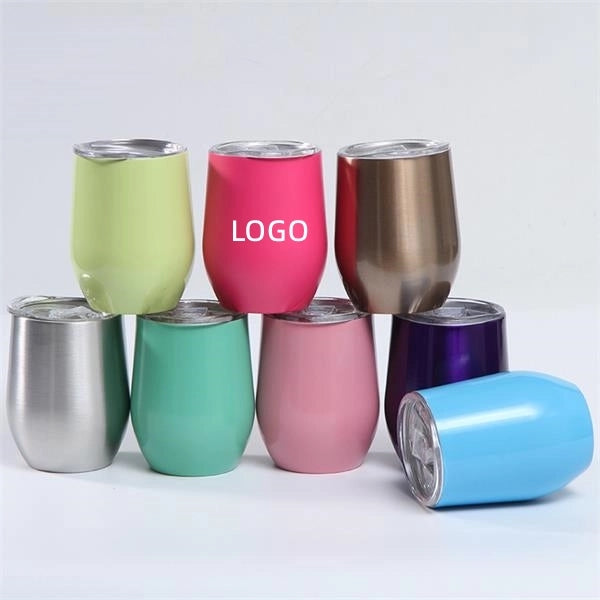 12oz Stainless Steel Insulated Stemless Wine Tumbler