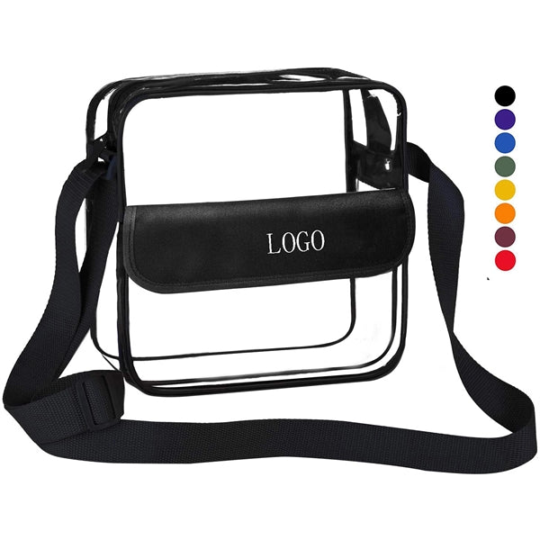 Clear Purse Stadium Approved Cross-Body Shoulder Bag
