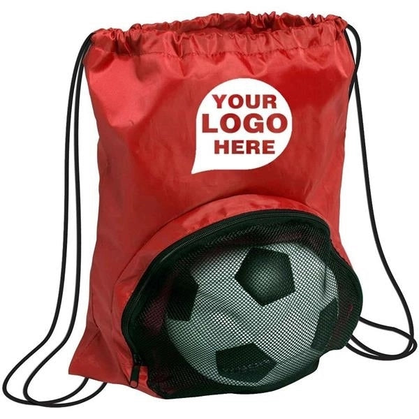Drawstring Bag with Mesh Net - Sackpack