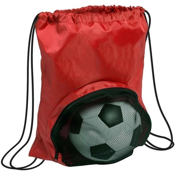 Drawstring Bag with Mesh Net - Sackpack