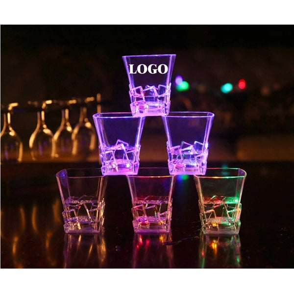10Oz.Light Up Whiskey Ice Rock Glass