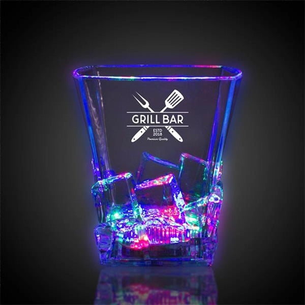 10Oz.Light Up Whiskey Ice Rock Glass