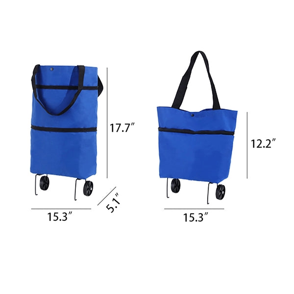 Foldable Shopping Bag with Wheels