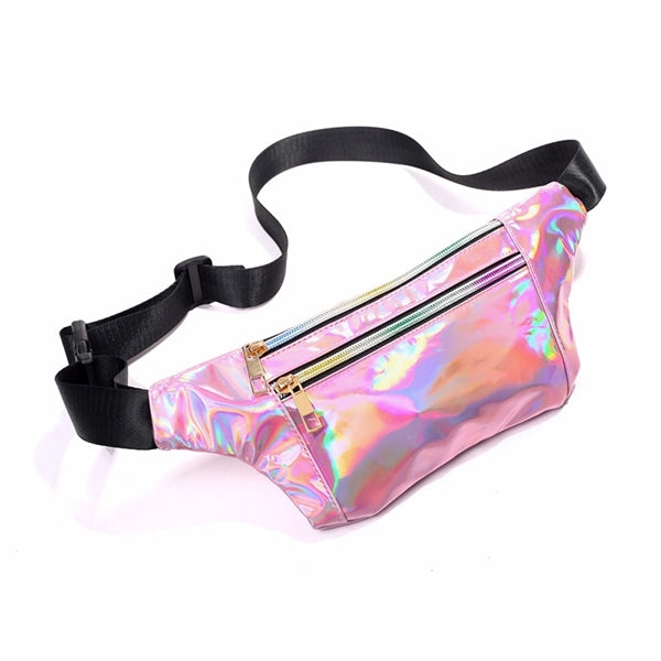 Holographic Rave Fanny Pack