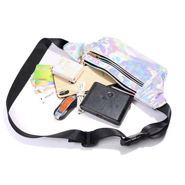 Holographic Rave Fanny Pack