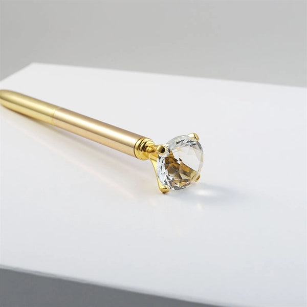 Diamond Metal Twist Ballpoint Pen