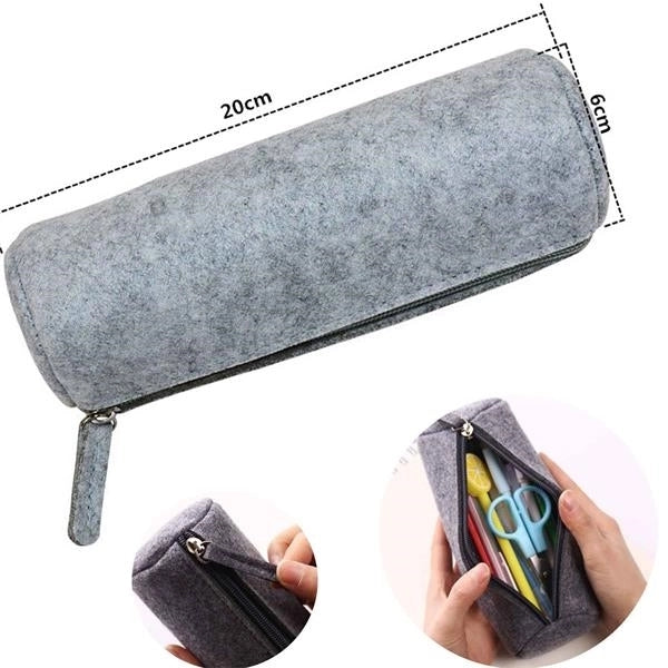 Wool Felt Pen Pencil Bag Case