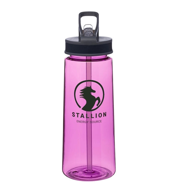 22 oz. Jog Sports Water Bottle (1 Color Imprint)