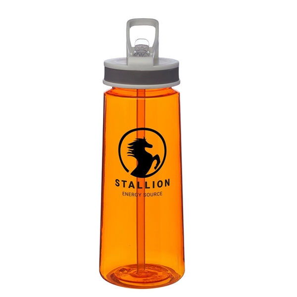22 oz. Jog Sports Water Bottle (1 Color Imprint)