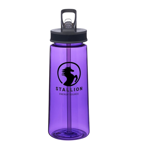 22 oz. Jog Sports Water Bottle (1 Color Imprint)