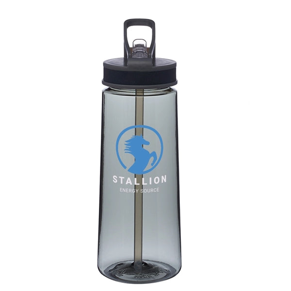 22 oz. Jog Sports Water Bottle (2 Color Imprint)