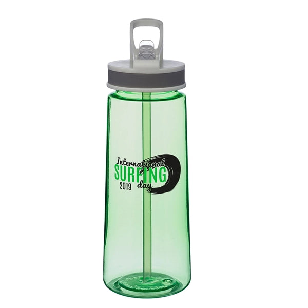 22 oz. Jog Sports Water Bottle (2 Color Imprint)