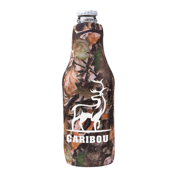 Neoprene Zipper Beer Bottle Cooler (1 Color Imprint)