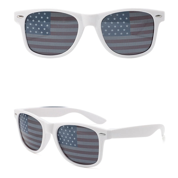 American Flag Print Sunglasses
