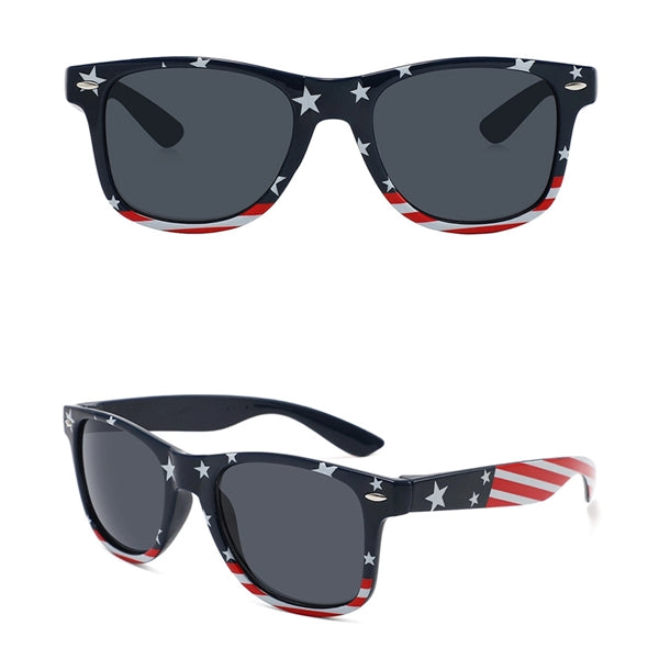 American Flag Print Sunglasses