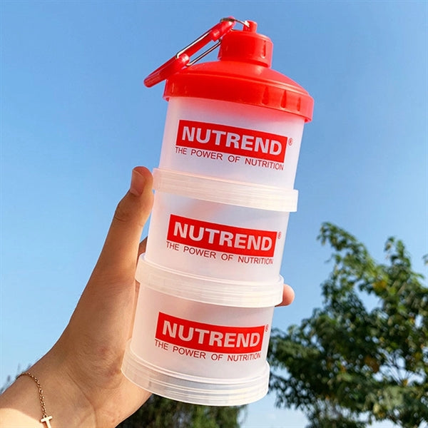 3-layer Portable Protein Powder Storage Containers With Funn