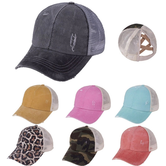Ponytail Trucker Mesh Cap