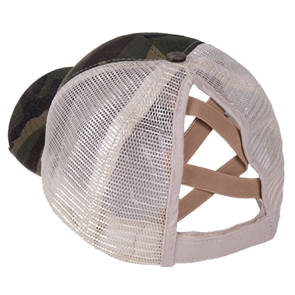 Ponytail Trucker Mesh Cap