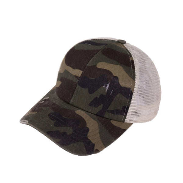 Ponytail Trucker Mesh Cap