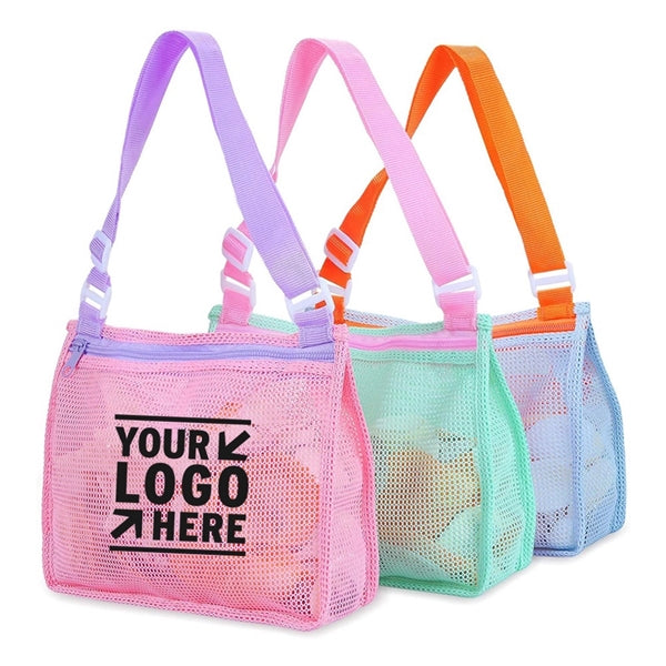 Kids Shell Collecting Bag Beach Totes