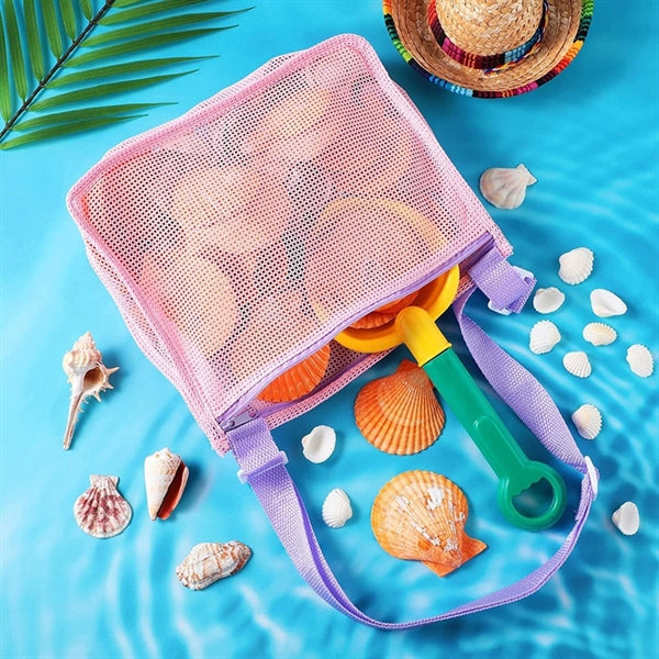Kids Shell Collecting Bag Beach Totes