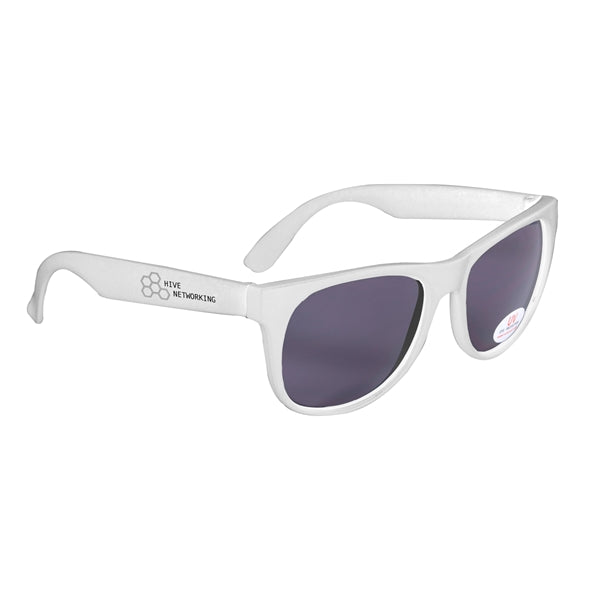 Color Pop Plastic Sunglasses (2 Color Imprint)