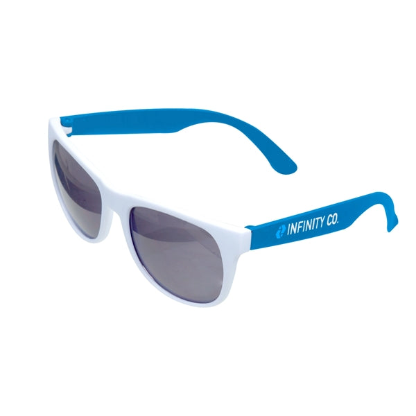 Color Pop Plastic Sunglasses (2 Color Imprint)