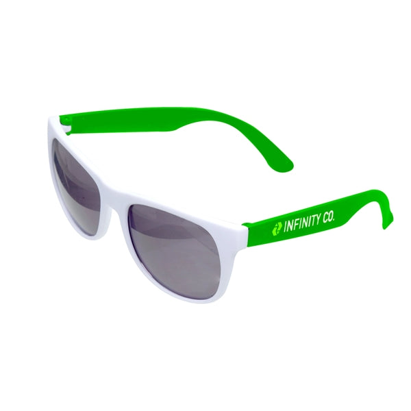 Color Pop Plastic Sunglasses (2 Color Imprint)