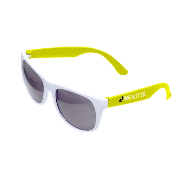 Color Pop Plastic Sunglasses (2 Color Imprint)