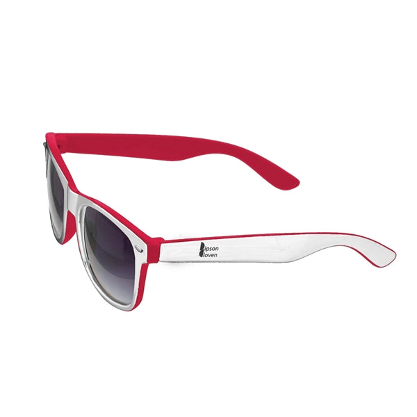 Miami Dual Tone Sunglasses (1 Color Imprint)