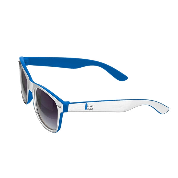 Miami Dual Tone Sunglasses (2 Color Imprint)