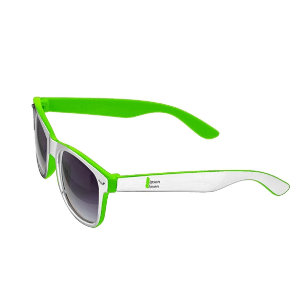 Miami Dual Tone Sunglasses (2 Color Imprint)
