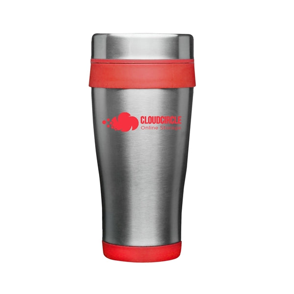 16 oz. Grab-n-Go Stainless Steel Mug (1 Color Imprint)