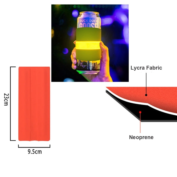 LED Light Up Slap Beer Cooler Sleeves