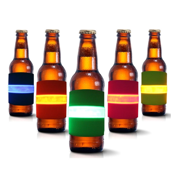 LED Light Up Slap Beer Cooler Sleeves