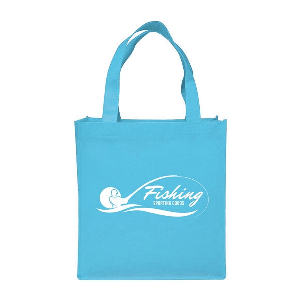 Clipper Non-Woven Grocery Tote Bag (1 Color Imprint)